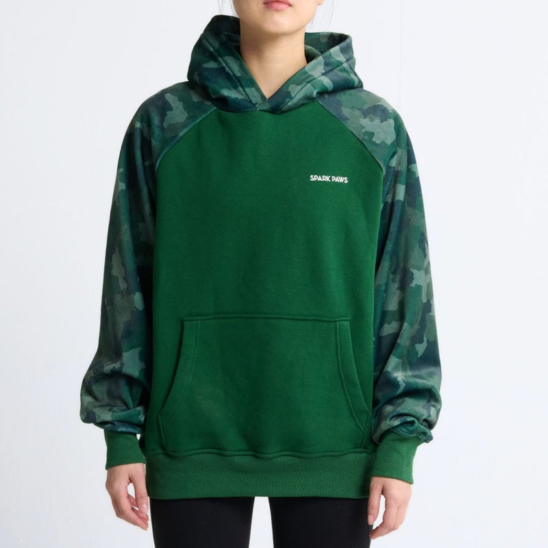 Sweat à capuche pour homme Forest Camo