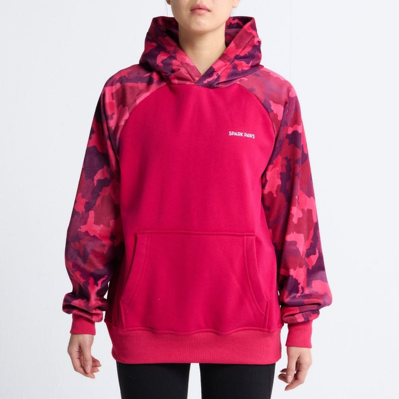 Sweat à capuche pour homme Fushia Camo