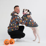 Sweat à capuche Halloween pour chien - Gris