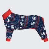 Pyjama pour Chien - Renne de Noël Marine