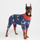 Pyjama pour Chien - Renne de Noël Marine