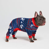 Pyjama pour Chien - Renne de Noël Marine