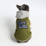 Veste universitaire pour chien - Vert