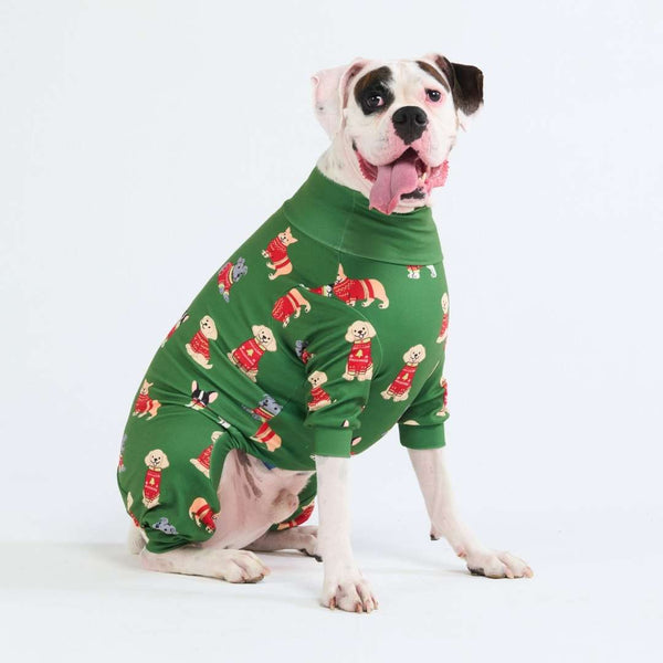 Pyjama de Noël pour chien - Chiot pimpant