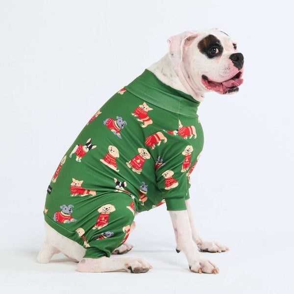 Pyjama de Noël pour chien - Chiot pimpant