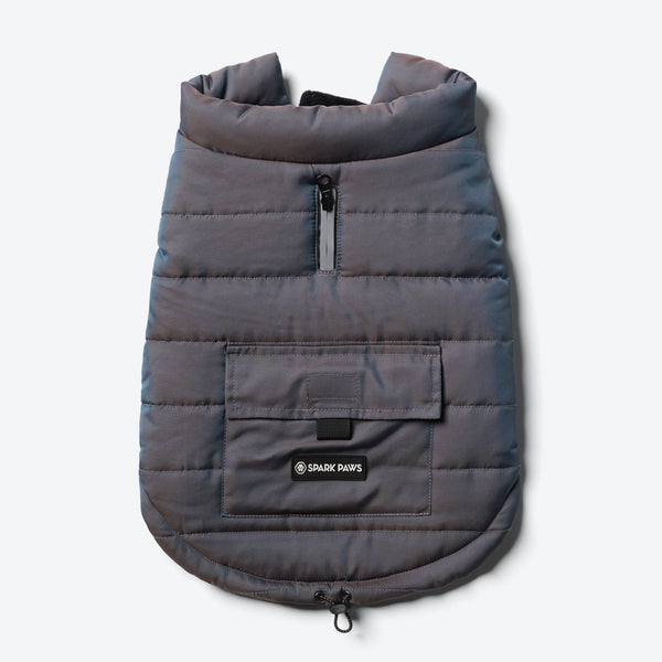 Veste imperméable WarmShield - Gris métallisé