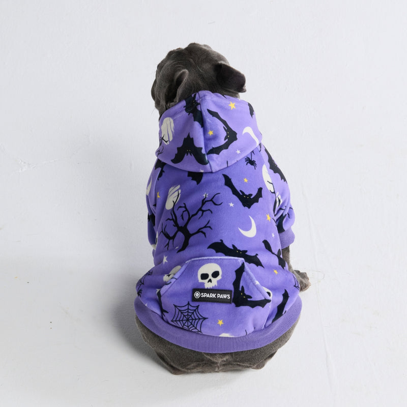 Sweat à capuche Halloween pour chien - Violet